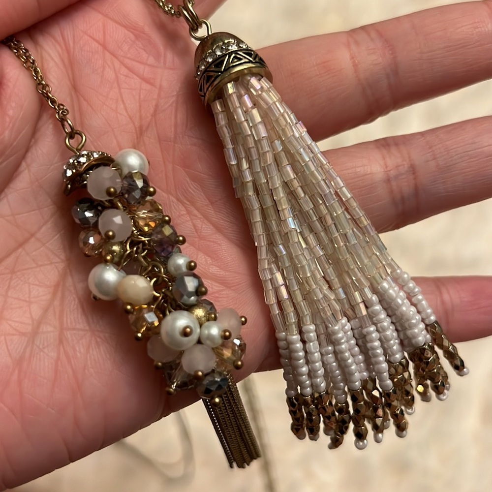 Cute Long pendant chain necklaces pairing combo